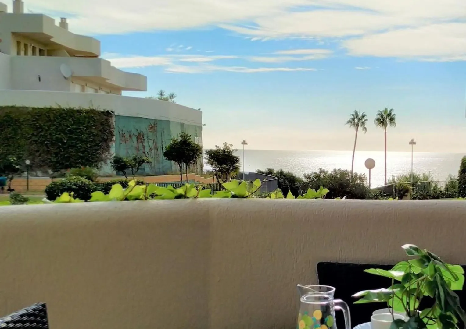 Lovely Sea And Garden View Apartment Benalbeach Benalmadena